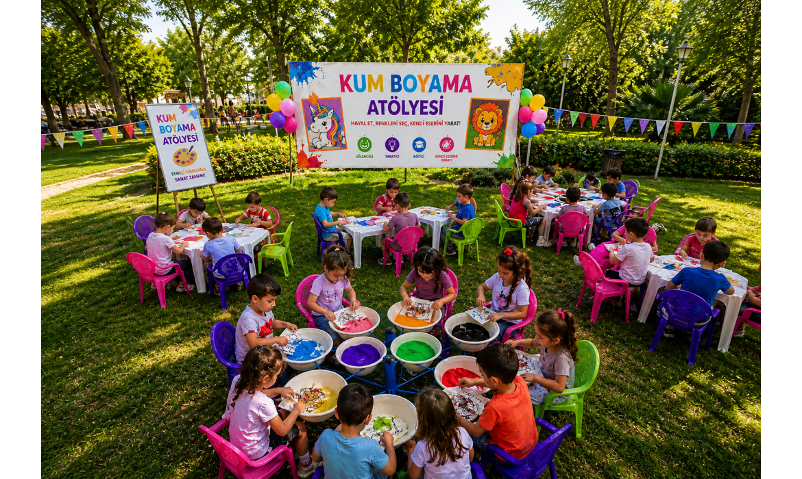 Kum Boyama Atölyesi