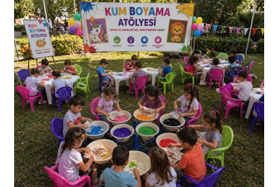 Kum Boyama Atölyesi