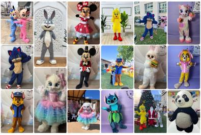 Maskot Kostümlü Animatör